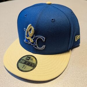 Rancho Cucamonga Quakes MiLB New Era 59FIFTY 5950 Fitted Hat Cap Mens Size 7 3/4